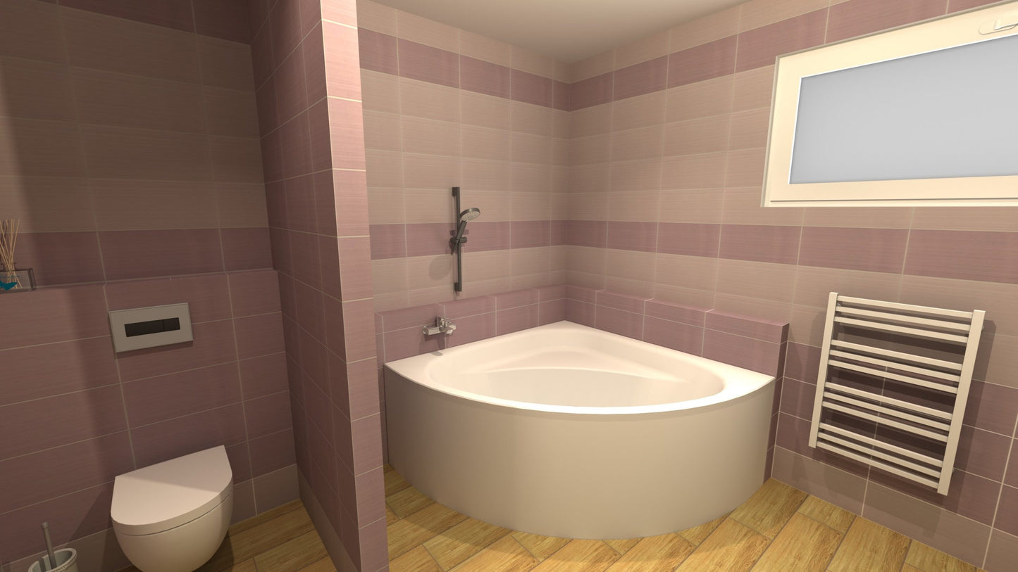 Fliese Rako Atelier Dunkelviolett 20x40