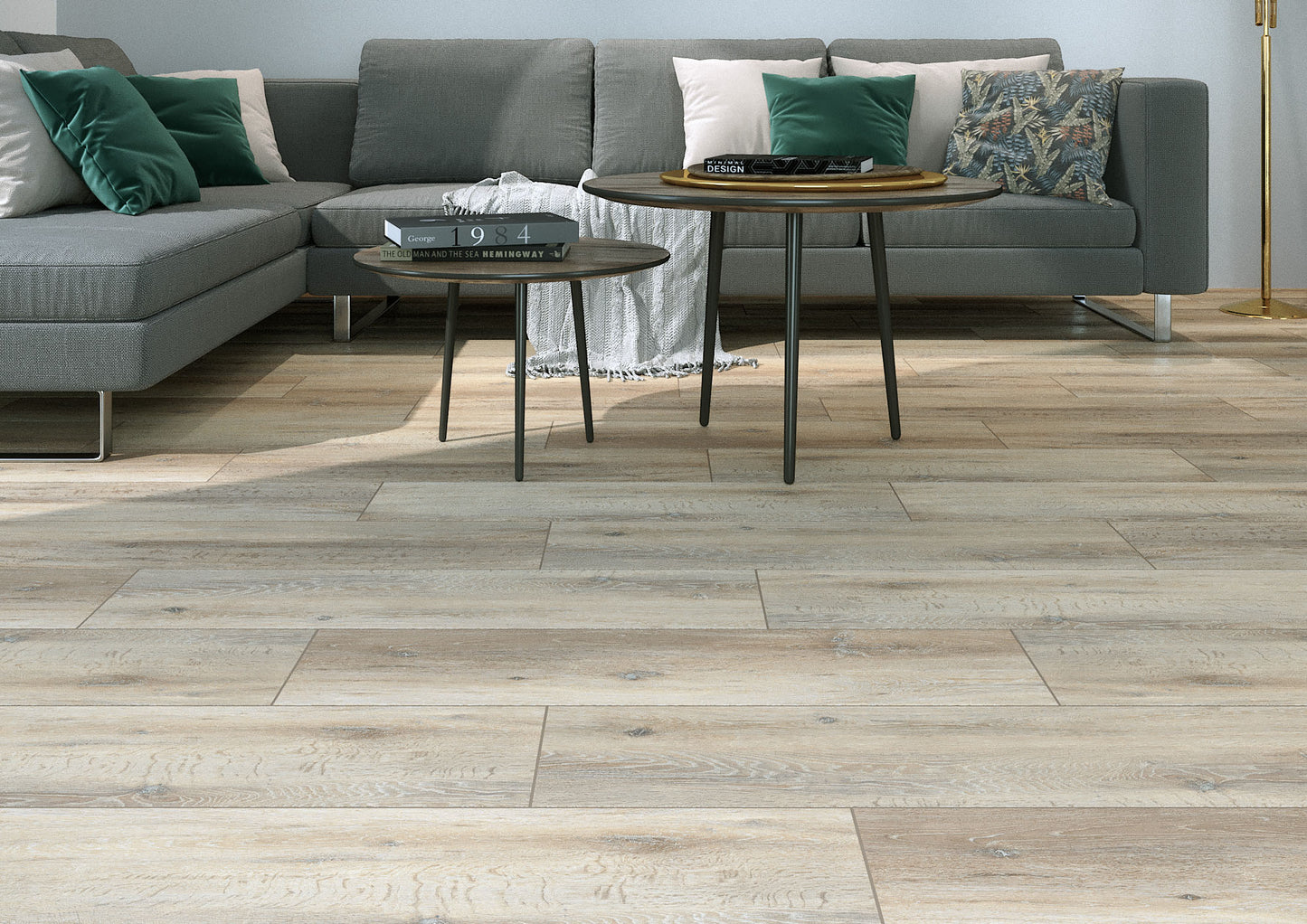 Fliese Nordic OAK Ocker 22,1x89 rektifiziert.