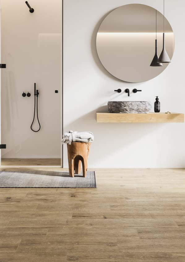 Fliese Eschenholz ASH03 Beige Naturstruktur 60×20
