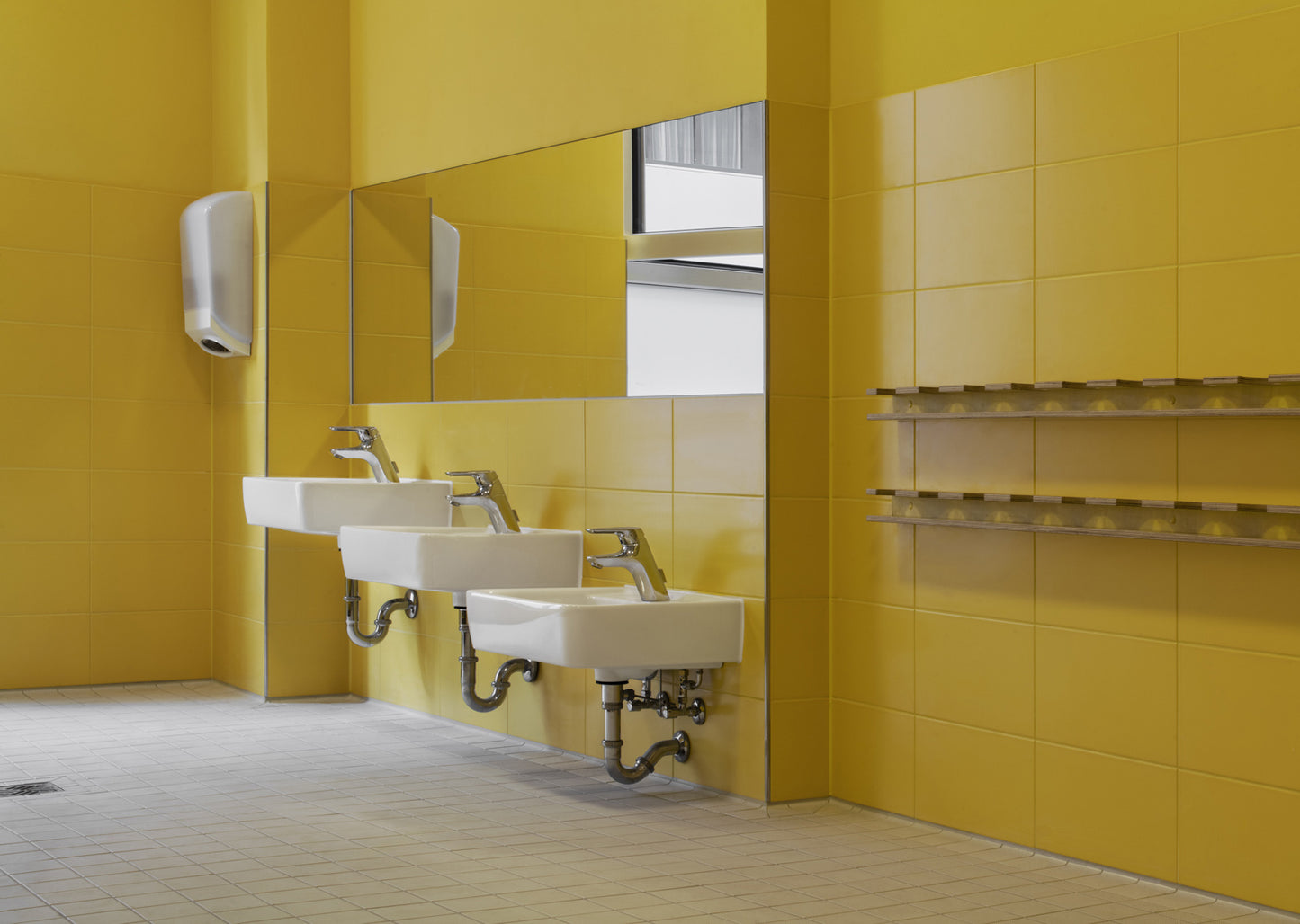 Tile Color One gelbgrün 20x20 matt