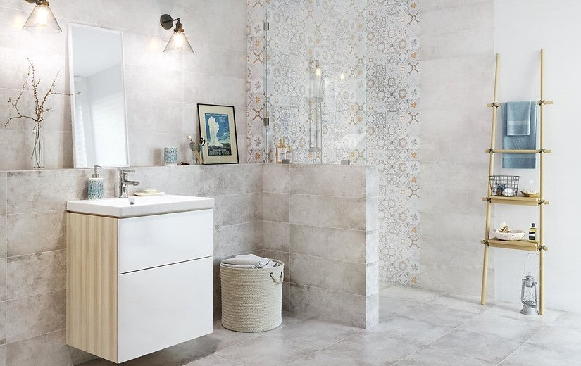 Dekor Beton-Stil Patchwork 20x60