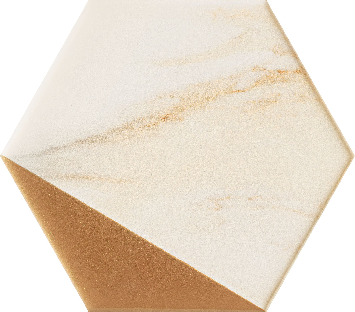 Tile Flare Gold Sechseck 12,5x11