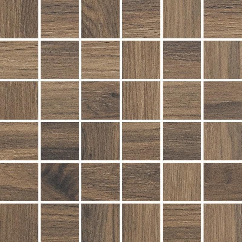 Fliese Acero Marrone Mosaik 29,7x29,7 Rektifiziert