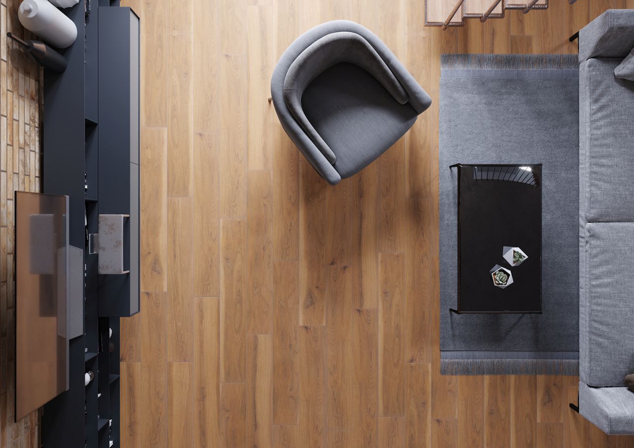 Fliese Acero Ocker 19,3x120,2 rektifiziert