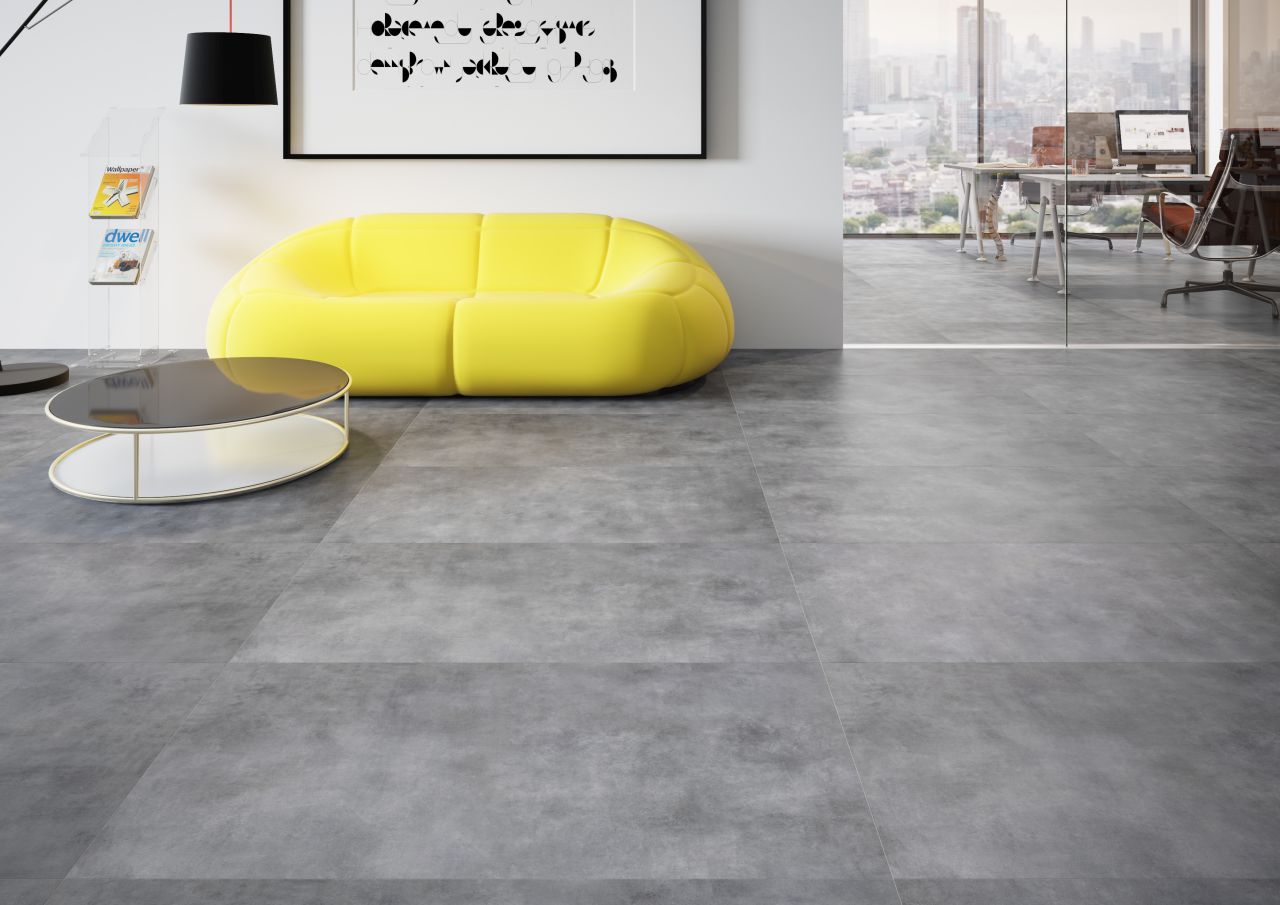 Pflaster Batista Steel rektifiziert 60x60