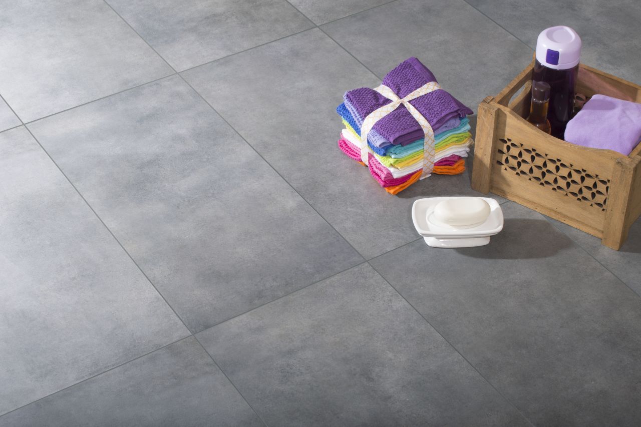 Pflaster Batista Steel rektifiziert 60x60