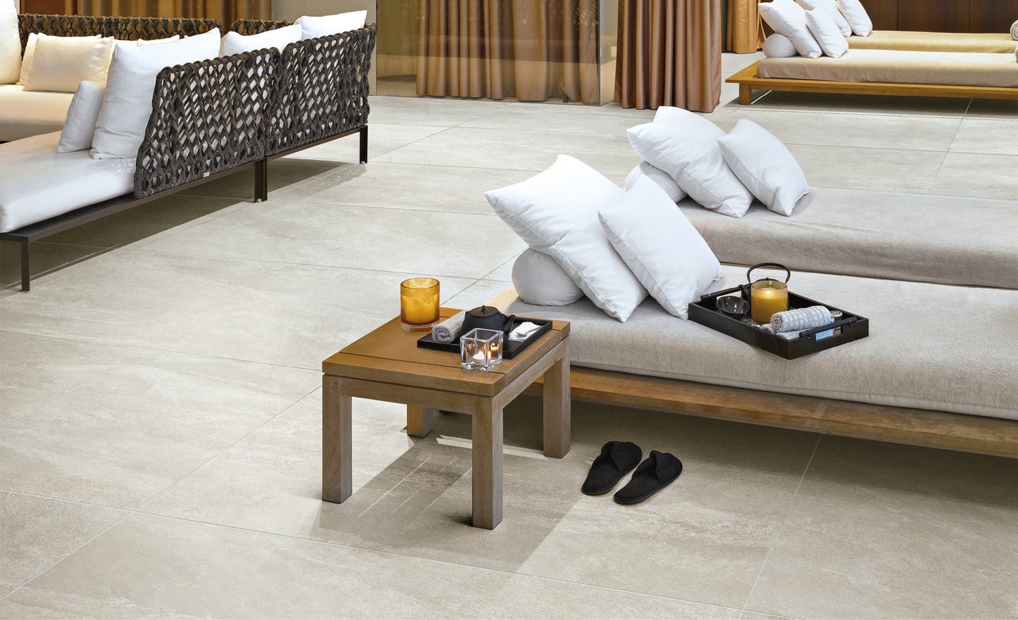 Tafel Kreidefliese rektifiziert 10x60,4
