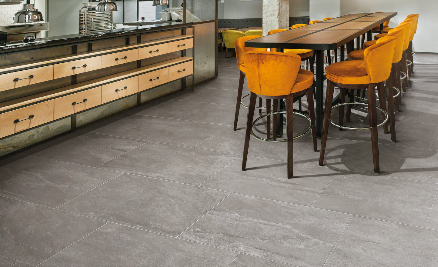 Tafel Kreidefliese rektifiziert 10x60,4