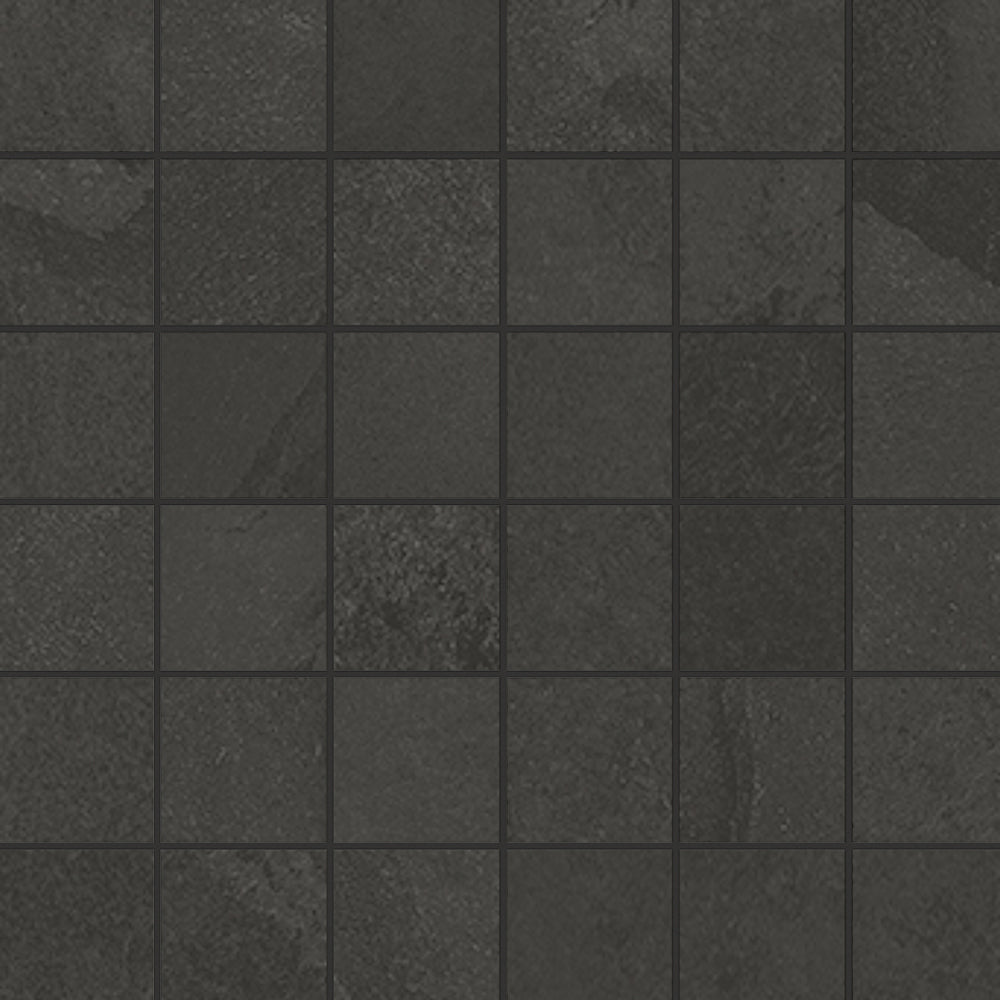 Brasilianische Schieferschiene, schwarze Mosaikfliese 30x30