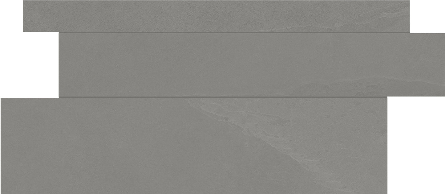 Fliese Brasilianischer Schiefer seidengraue Planke 30x60