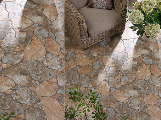 Fliese Canet JET grau 45x45