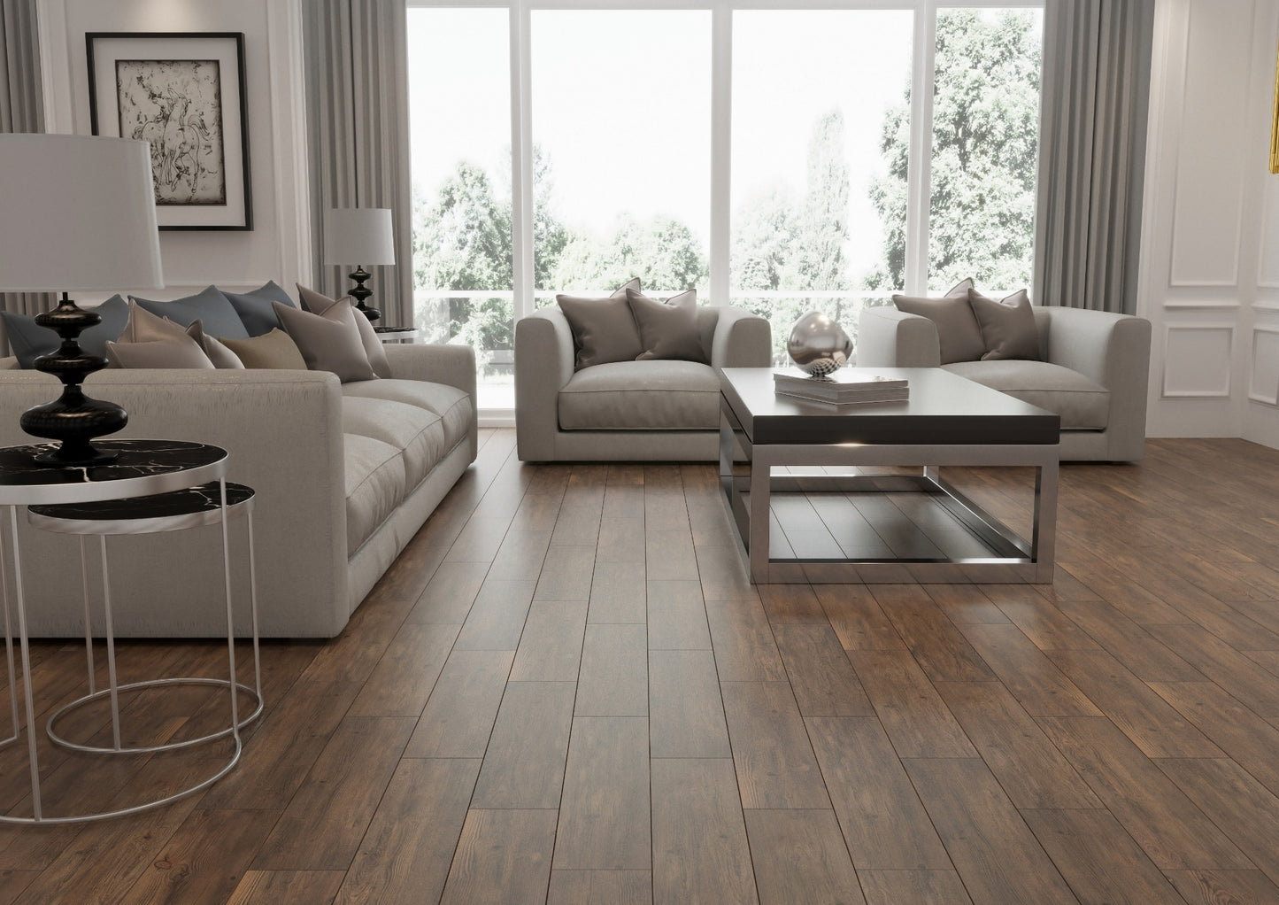 Cortone-Marrone-Fliese Rect. 19,3x120,2