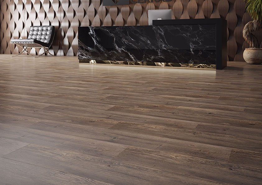Cortone-Marrone-Fliese Rect. 19,3x120,2