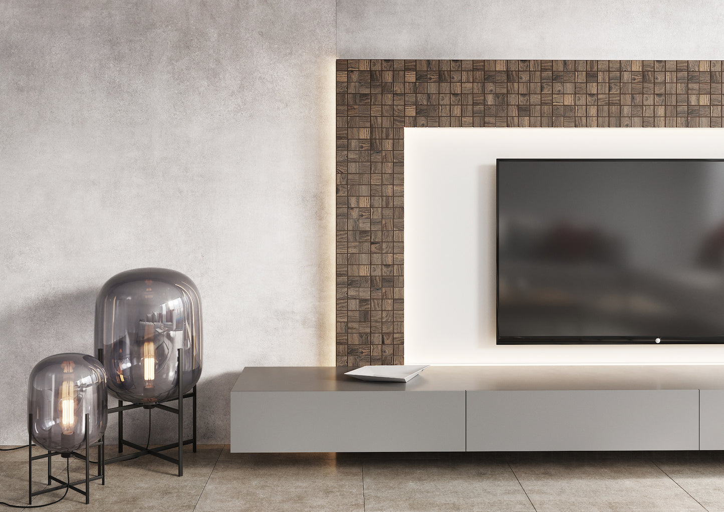 Fliese Cortone marrone Mosaik Rect. 29,7x29,7