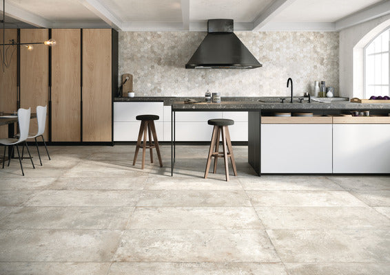 Fliese Debris Talkum Mosaik 30x30