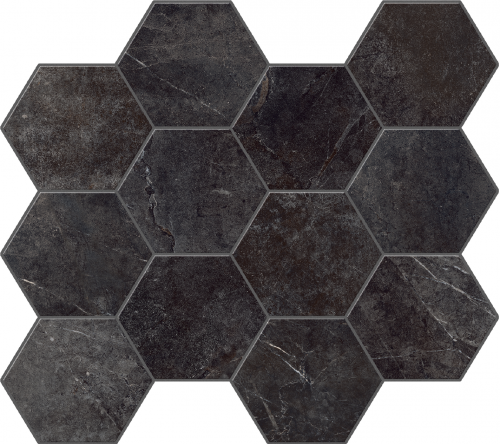 Pflaster Evostone Graphit Sechskant 30x34