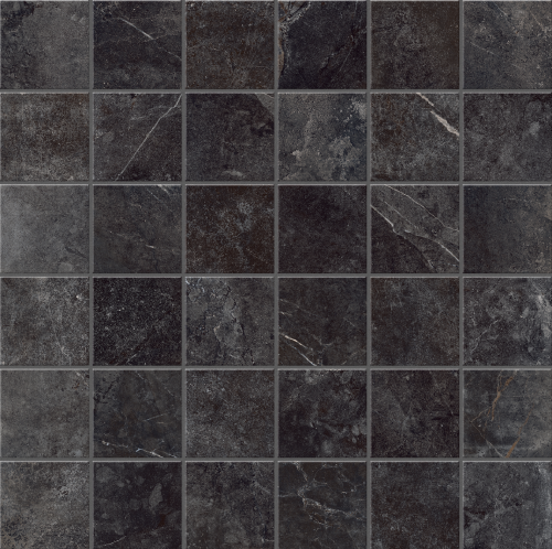 Evostone Graphit-Mosaikfliese 30x30