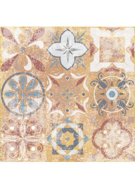 Fliese Flamenco Rot Naturdekor 33x33