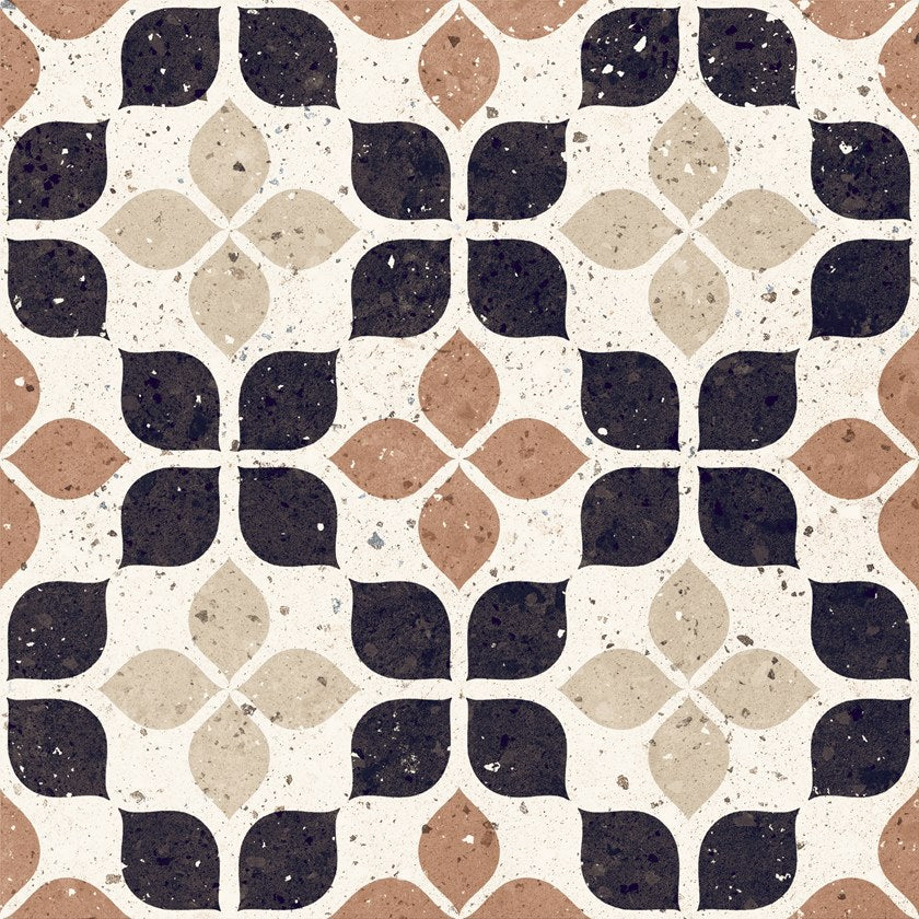 Frammenti Terracota Fiore 20x20 Fliese