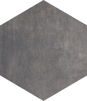 Tile Icon Jet Black Sechseck 21x18