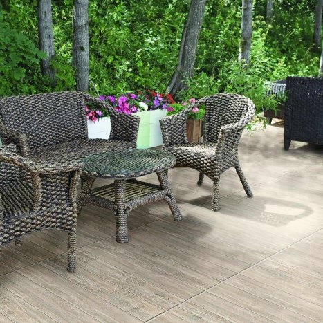 Liverpool dunkelbraune Fliese 15,5x62