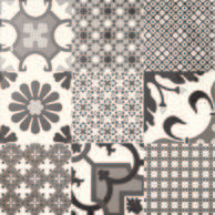 Fliese Logos JET negro 58x58