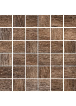 Fliese Mattina Marrone Rektifiziertes Mosaik 29,7x29,7