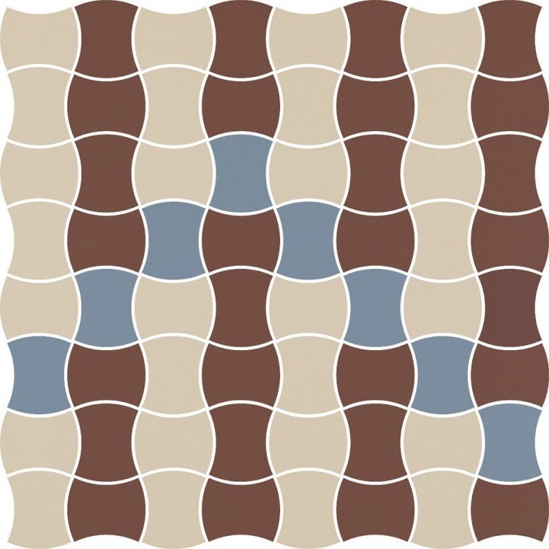 Fliese Modernizm Bianco Mosaikmix B 30,86x30,86