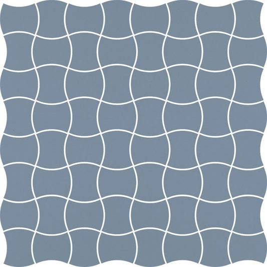 Fliese Modernizm Blaues Mosaik 30,86x30,86