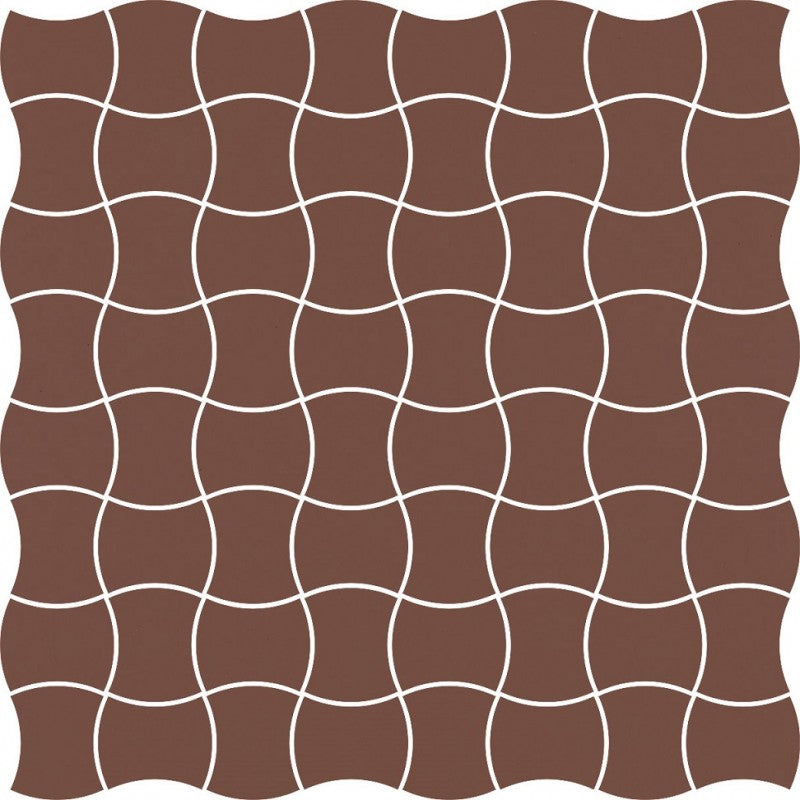 Fliese Modernizm Braunes Mosaik 30,86x30,86