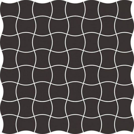 Fliese Modernizm Nero Mosaik 30,86x30,86