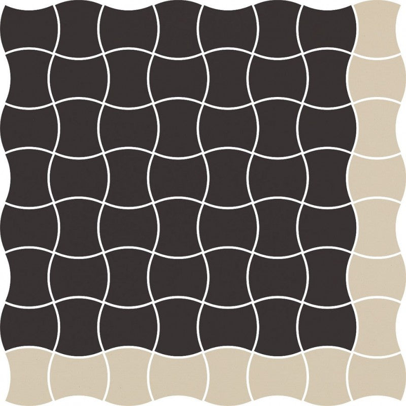 Fliese Modernizm Nero Mosaikmischung A 30,86x30,86