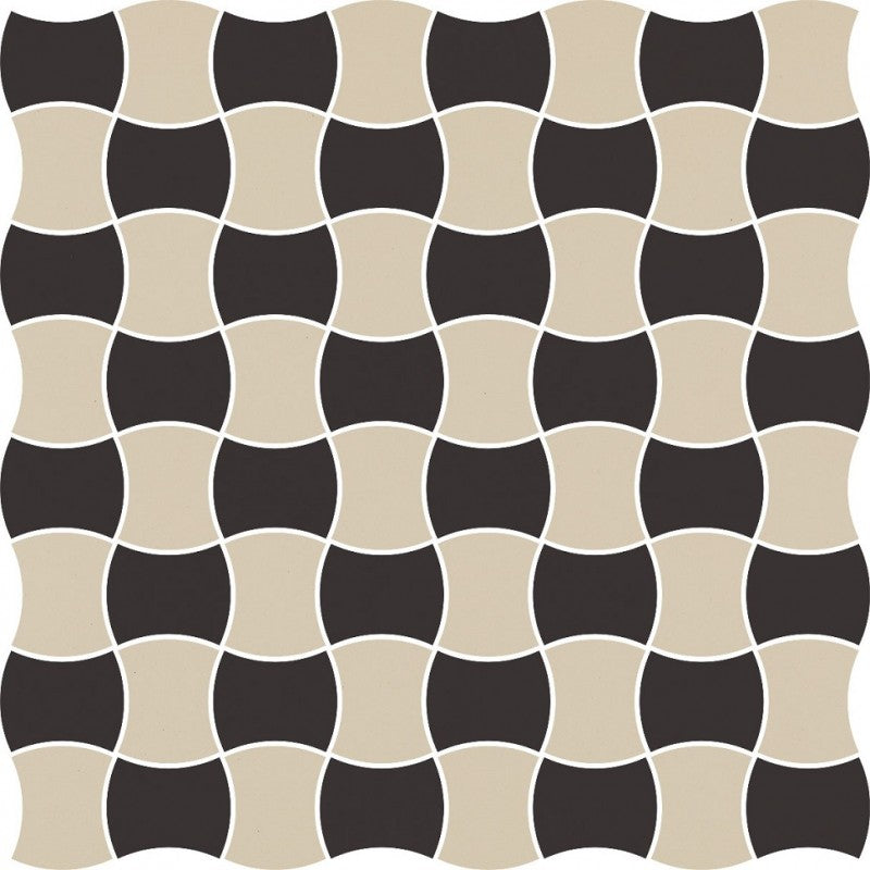 Fliese Modernizm Nero Mozaika mix C 30,86x30,86