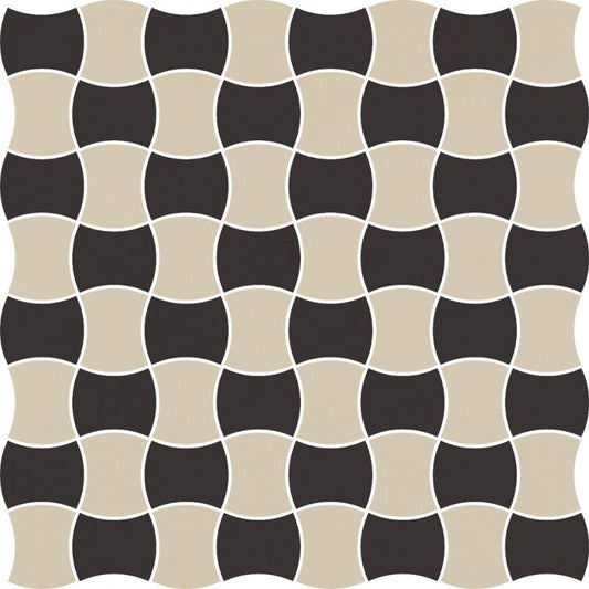 Fliese Modernizm Nero Mozaika mix C 30,86x30,86