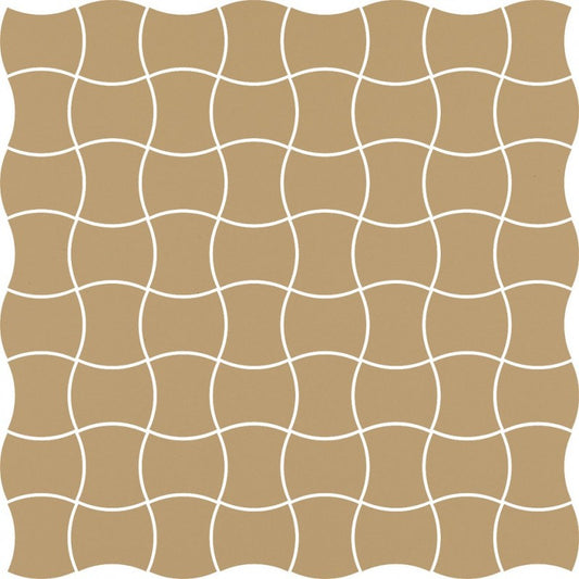 Fliese Modernizm Ocker Mosaik 30,86x30,86