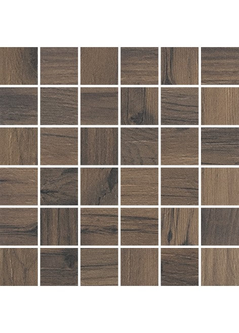 Fliese Tonella Brown Rektifiziertes Mosaik 29,7x29,7