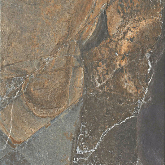 Fliese Naturschiefer Mehrfarbig 45,8x45,8