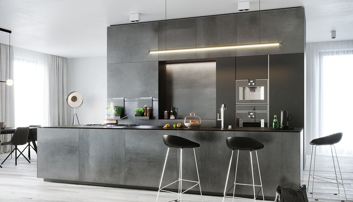 Newstone hellgraue 80x80-Fliesen