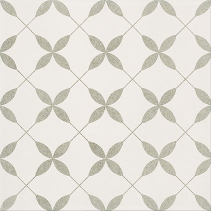 Fliese Patchwork Kleeblatt graues Muster 29,8x29,8