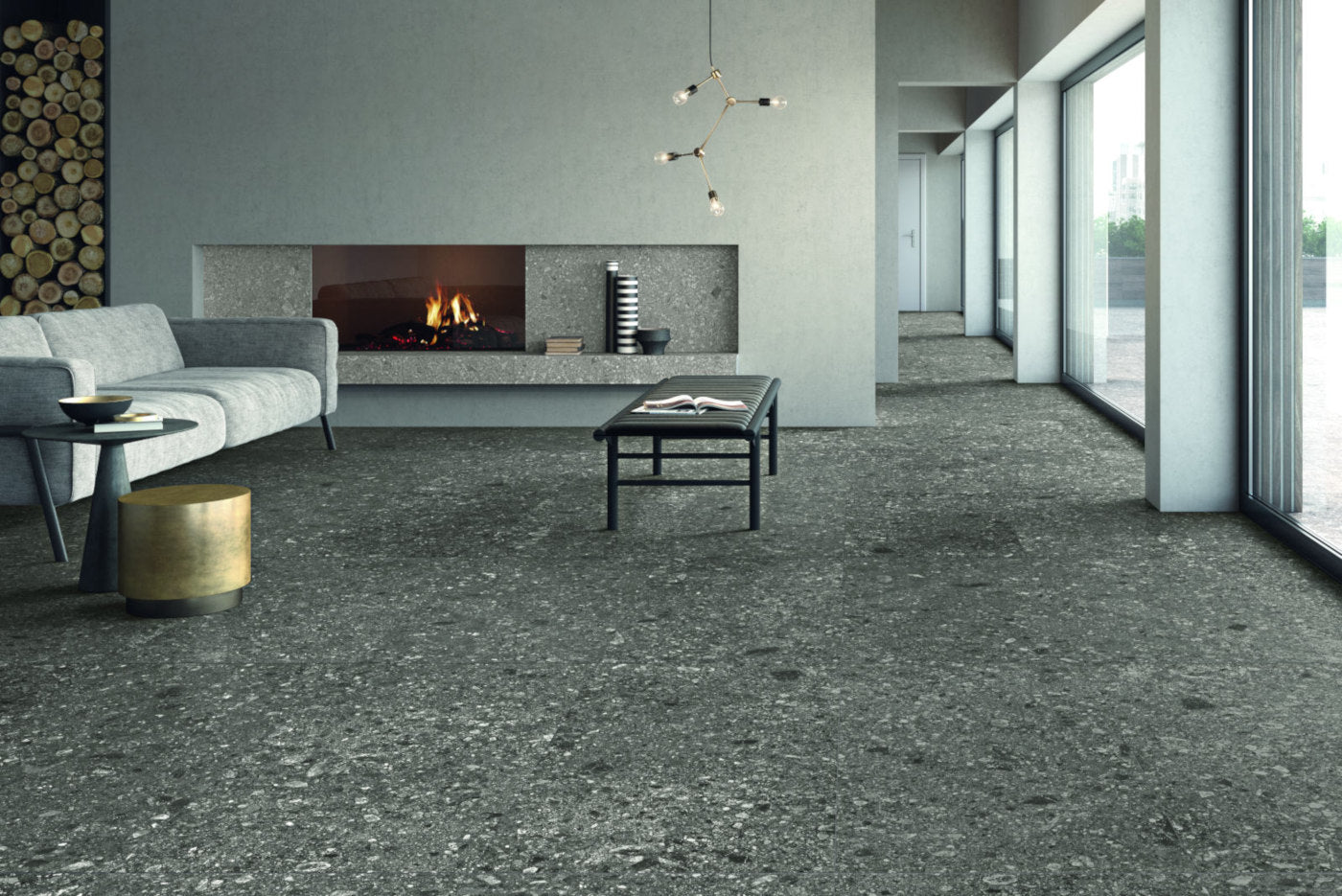 Fliese Pietra Di Gré Anthrazit 60x120