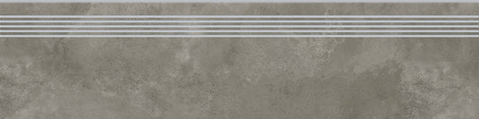 Fliese Quenos graue Treppe 30x120