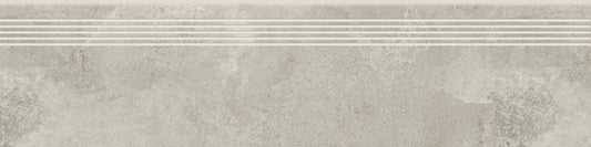 Fliese Quenos Hellgraue Treppe 30x120