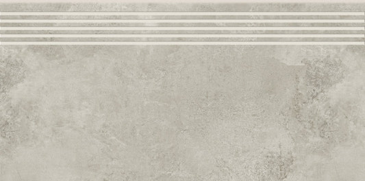 Fliese Quenos Hellgraue Treppe 30x60