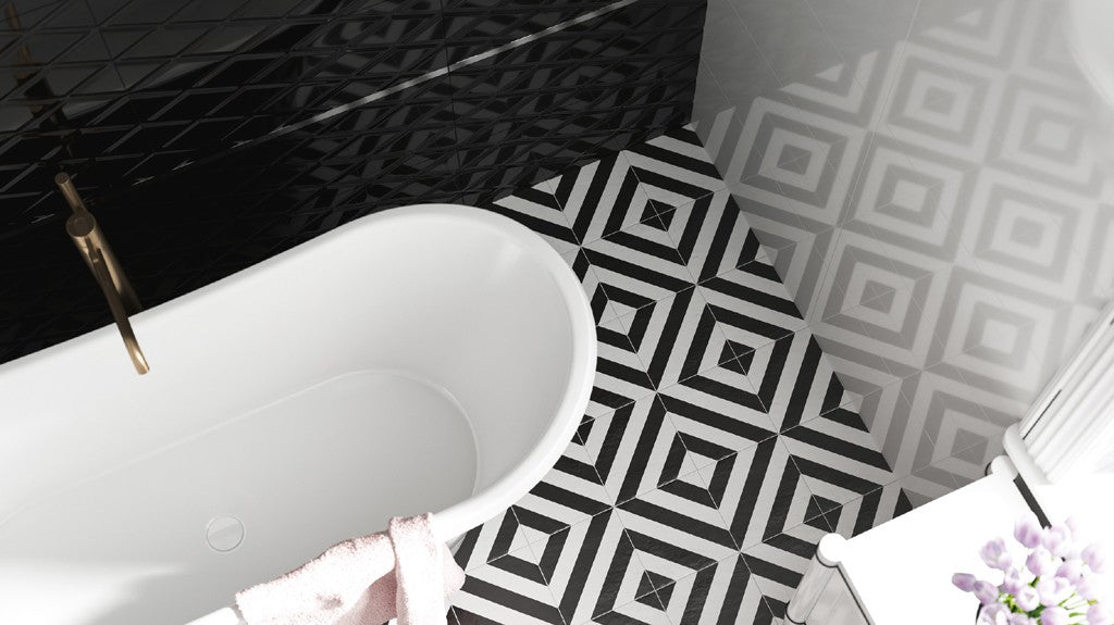 Fliese Modern Nero 19,8x19,8