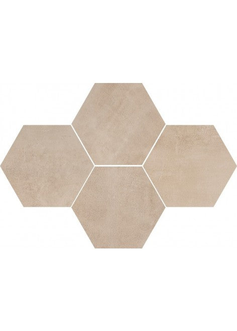 Fliese Stark Beige Sechseck 28,3x40,8