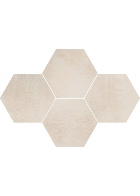 Stark Cremefarbene Sechseckfliese 28,3x40,8
