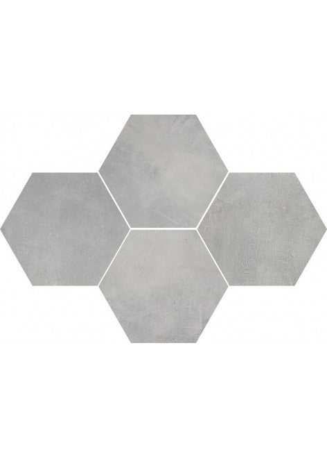 Fliese Stark Grey Hexagon 28,3x40,8
