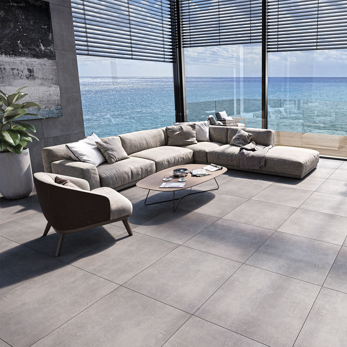 Fliese Stark Grey Rect. 29,7x60