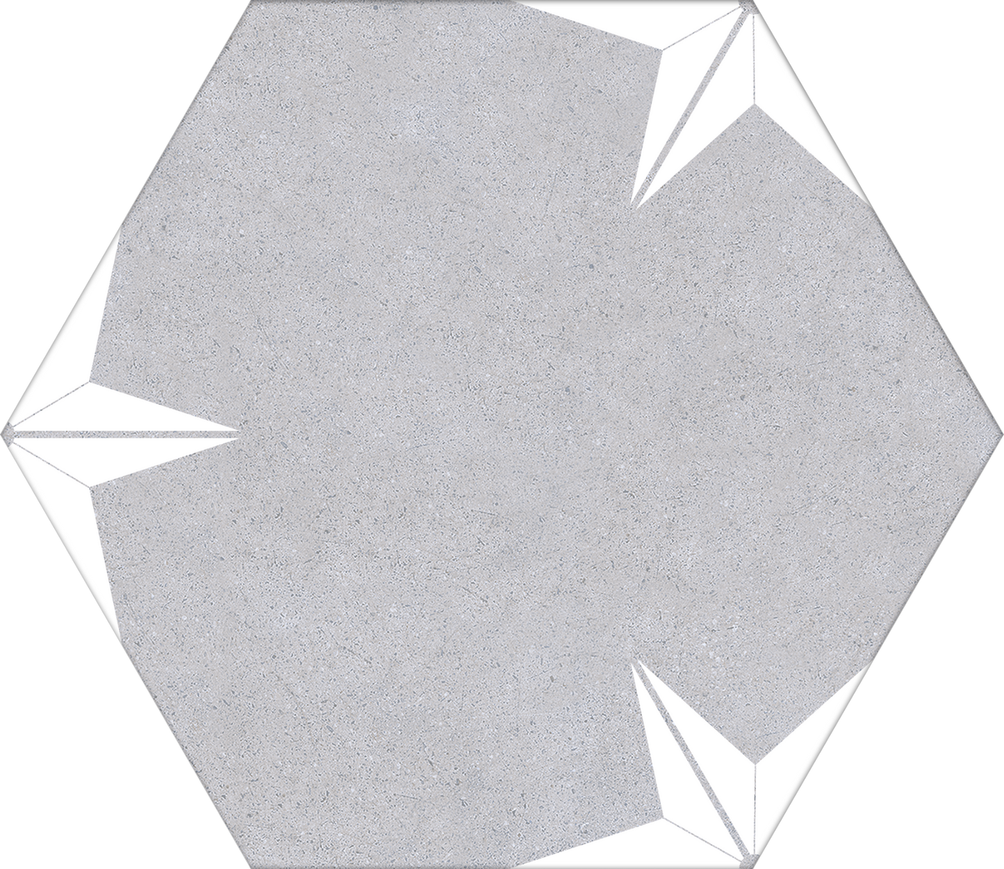 Stella Nero Mist Hex 25 Fliese