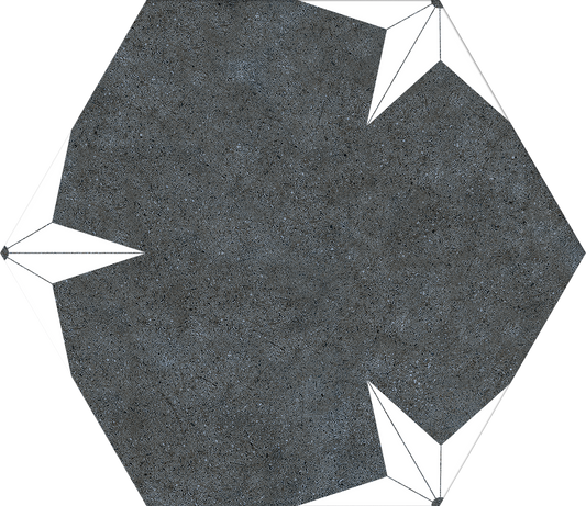 Stella Night Hex 25 Fliese